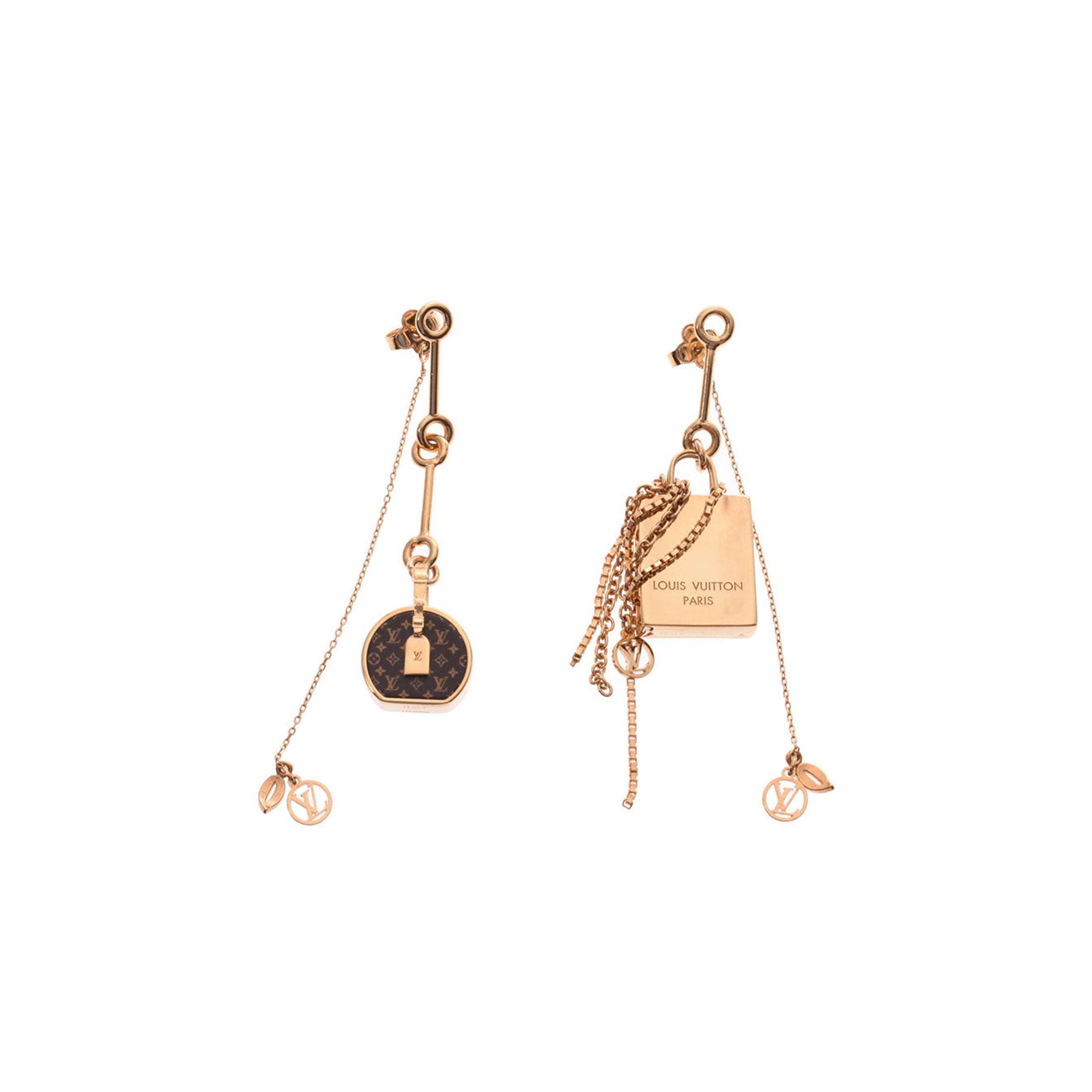 LOUIS VUITTON MINI LV EARRINGS M68396